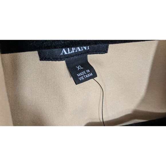 Alfani Full Zip Jacket Cream Beige Lined Business Casual Size XL - Picture 9 of 11